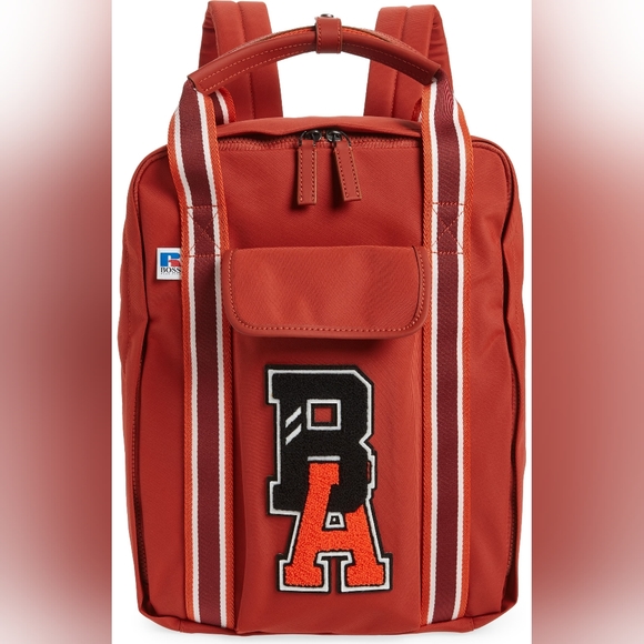 Hugo Boss Other - NWT Hugo Boss x Russell Athletic Square Backpack Red